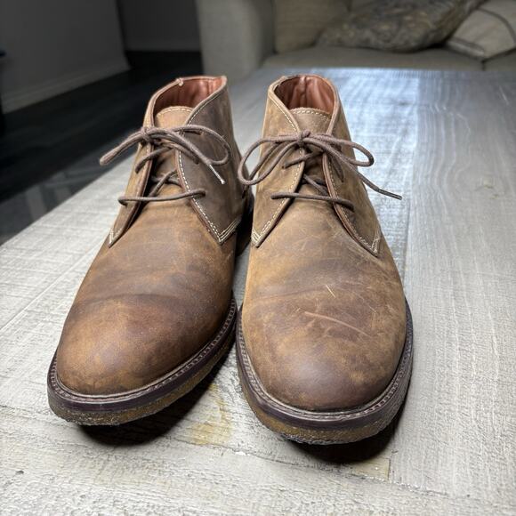 Johnston Murphy Mens Copeland Chukka Boots Nubuck Leather Brown Sz 10 main image 8
